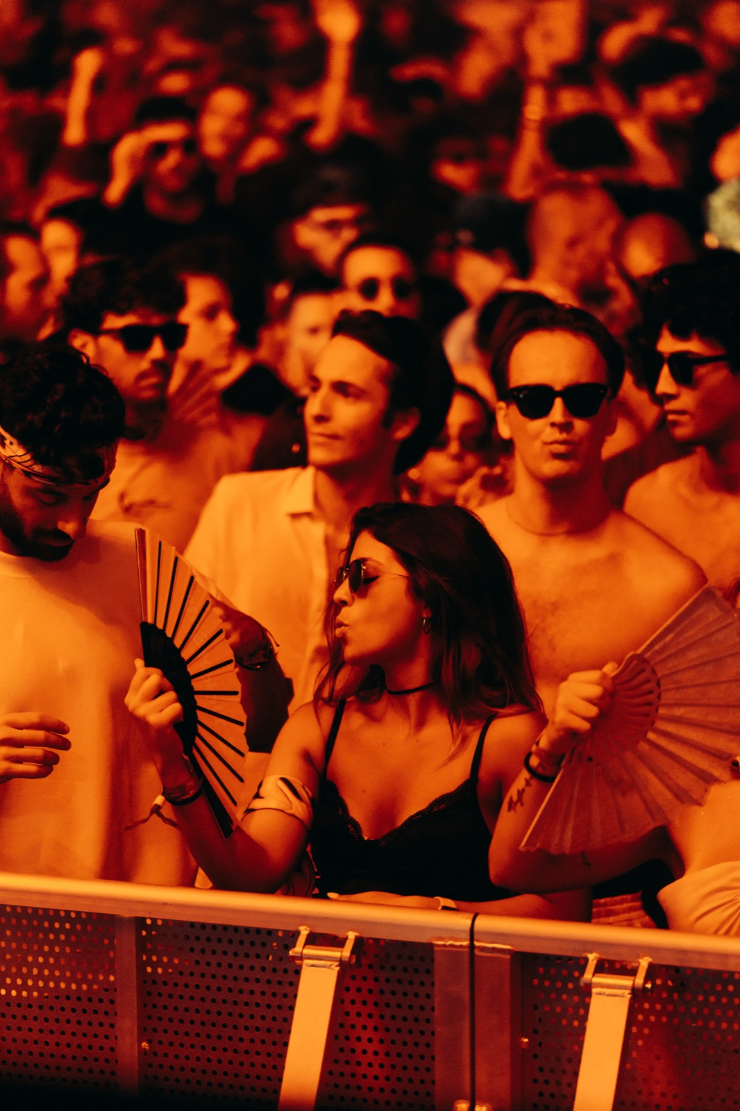 La folla del festival